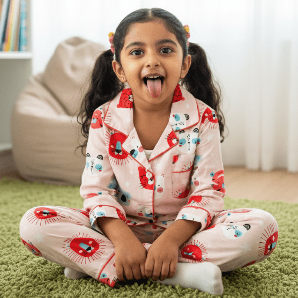 Funny Animal Faces Pyjamas - Pyjamas