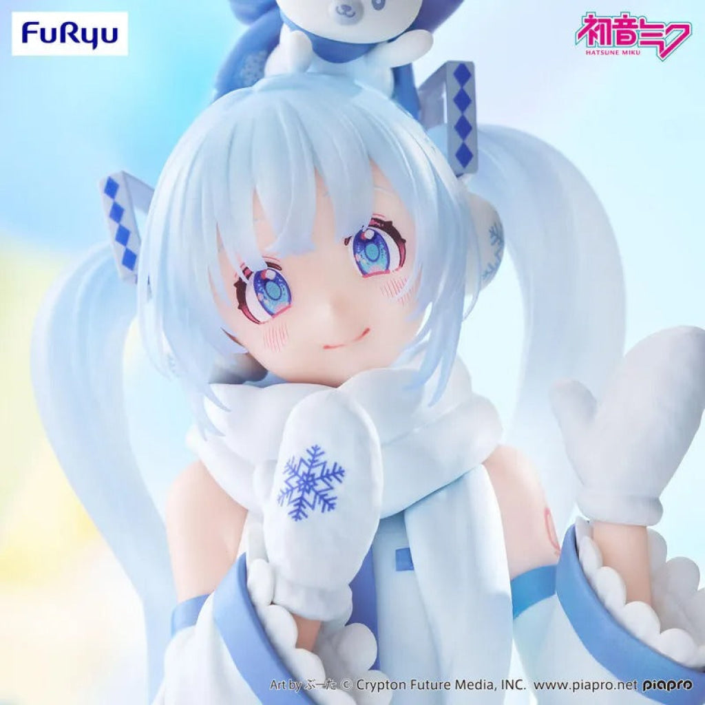 Furyu Hatsune Miku – Noodle Stopper Figure SNOW MIKU Sky Town 10th Version - Furyu