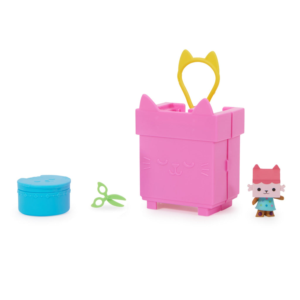 Gabby’s Dollhouse Baby Box Cat Mini Clip On Playset