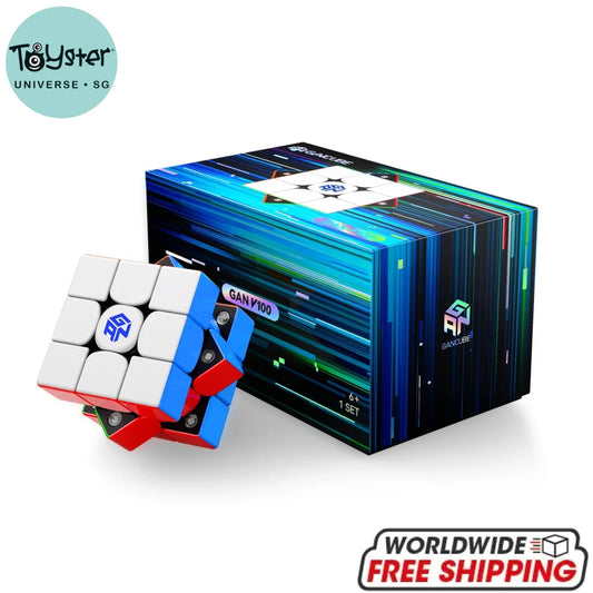GAN V100 Maglev UV 3X3X3 Magic Cube Stickerless - GAN V100