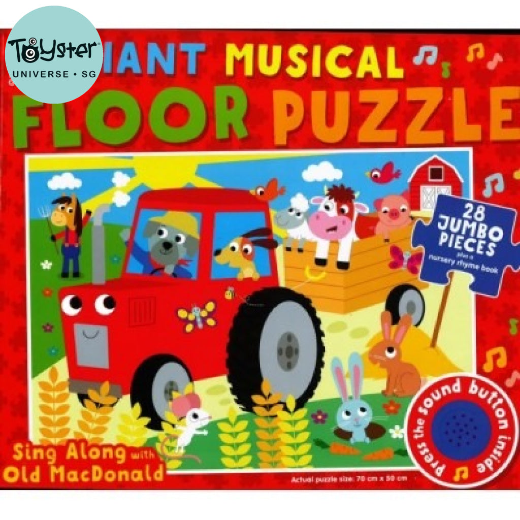 Giant Musical Floor Puzzles Old Macdonald Craft And Carry