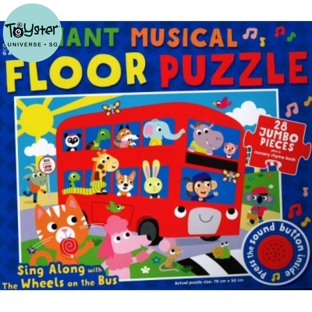 Giant Musical Floor Puzzles Wheels On The Bus Craft And Carry