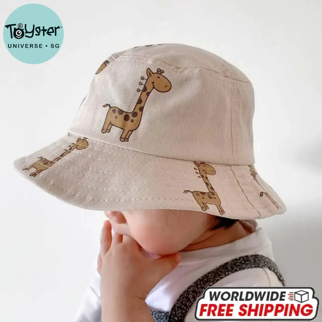Giraffe Baby Bucket Cap