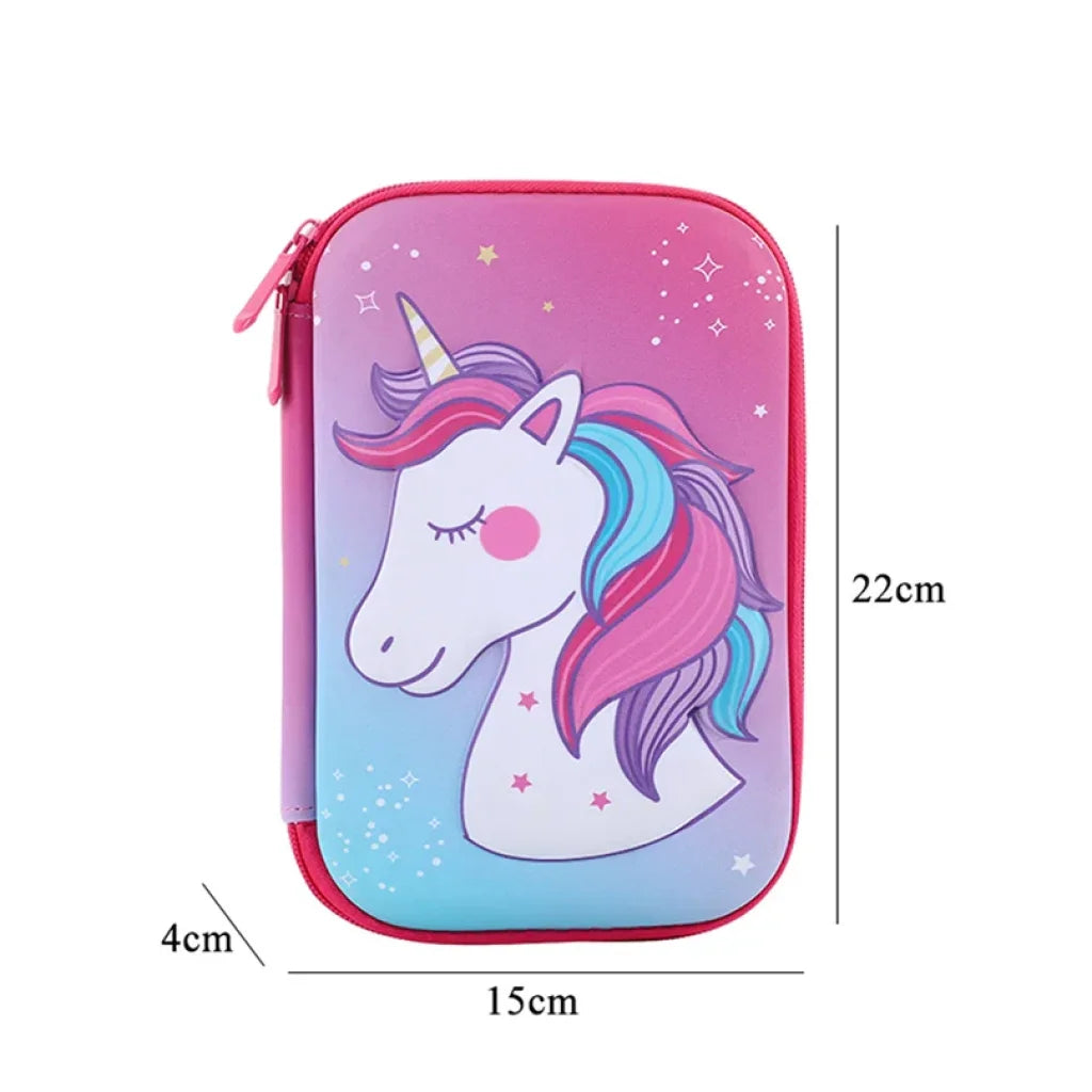Hard Case Zip Pencil Case 2 Big Size