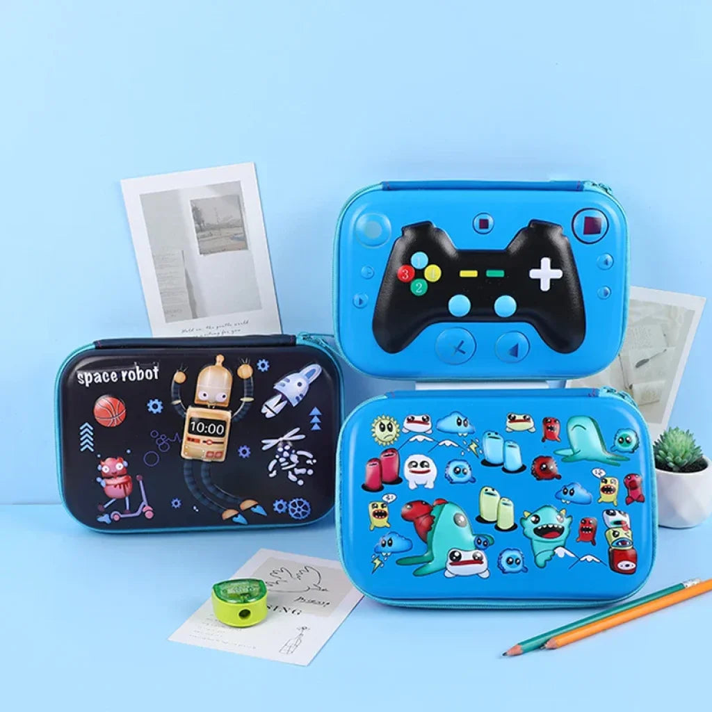 Hard Case Zip Pencil Case 2 Big Size