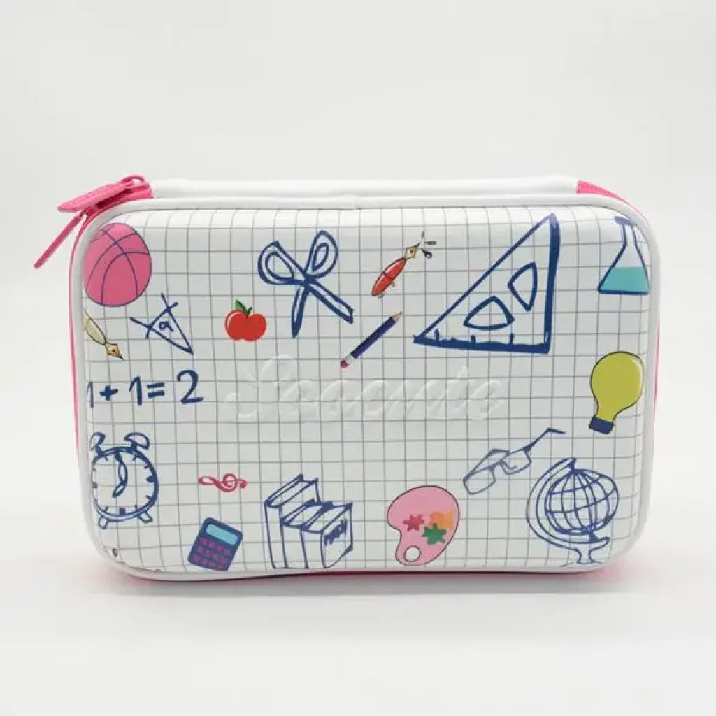 Hard Case Zip Pencil Case Big Size