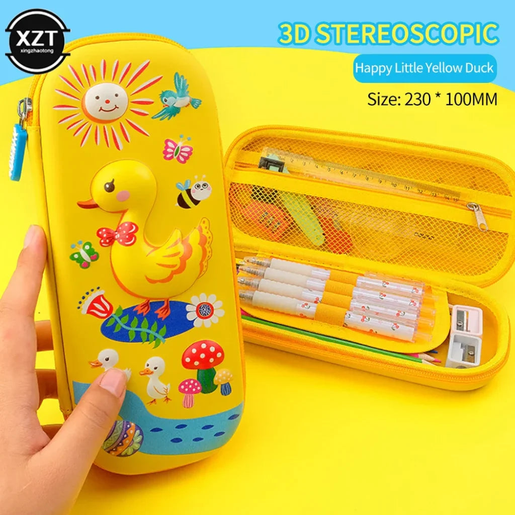 Hard Case Zip Pencil Case Small Size