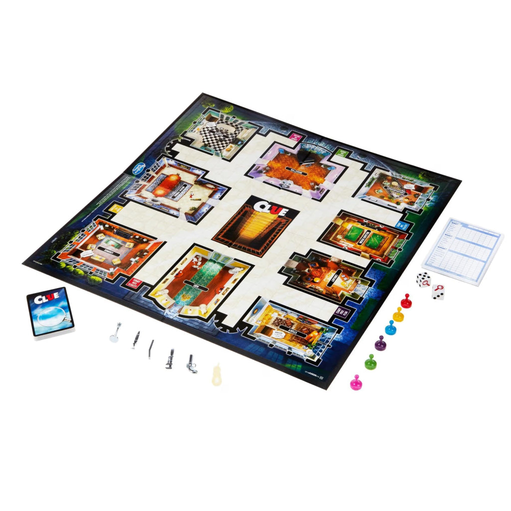 Hasbro - CLUE The Classic Mystery Game - Hasbro Gaming