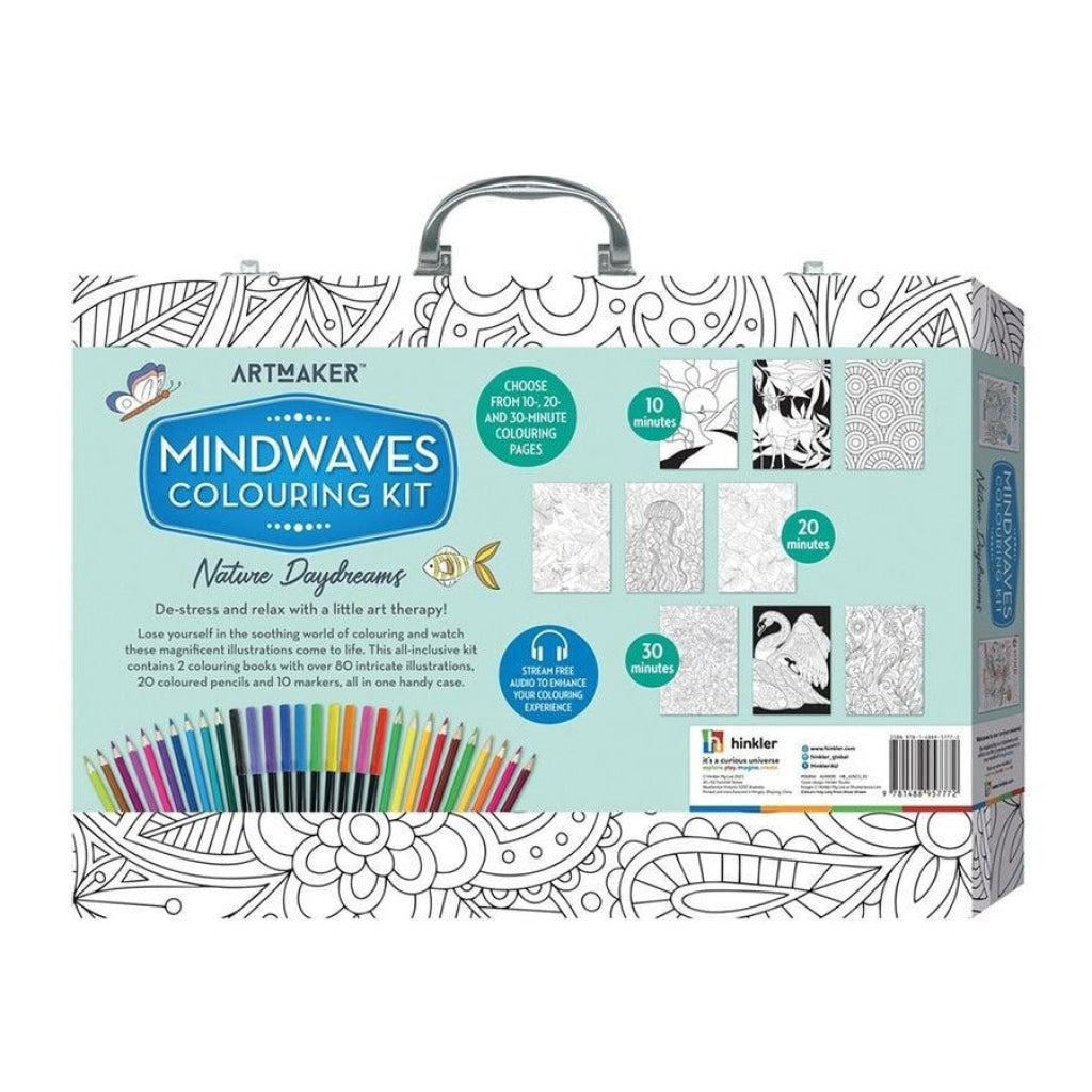 Hinkler Art Maker Mindwaves Colouring Kit Artmaker