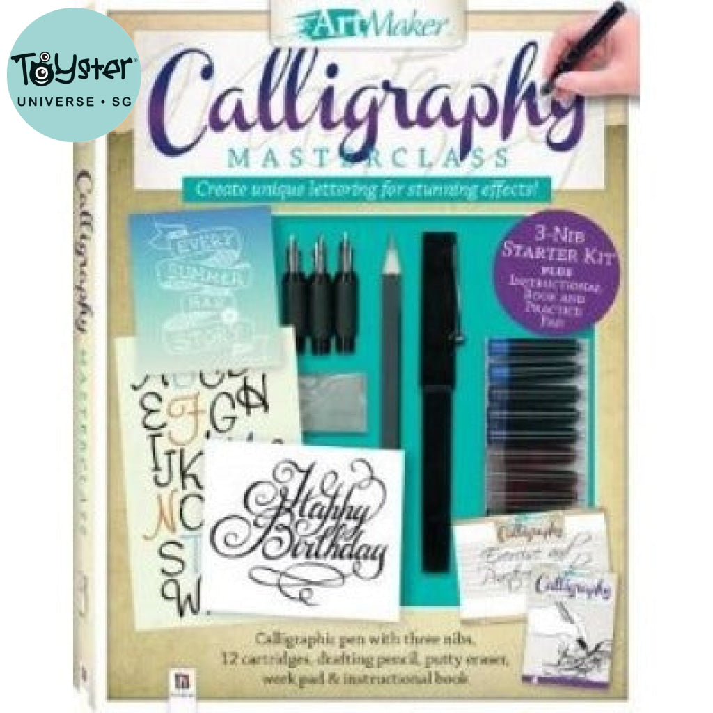 Hinkler Art Maker Portrait Calligraphy Kit Hinkler