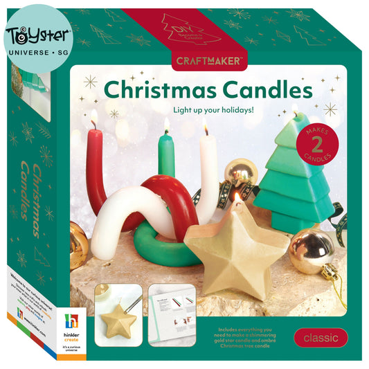 Hinkler Craft Maker Christmas Candles Kit Craft Maker