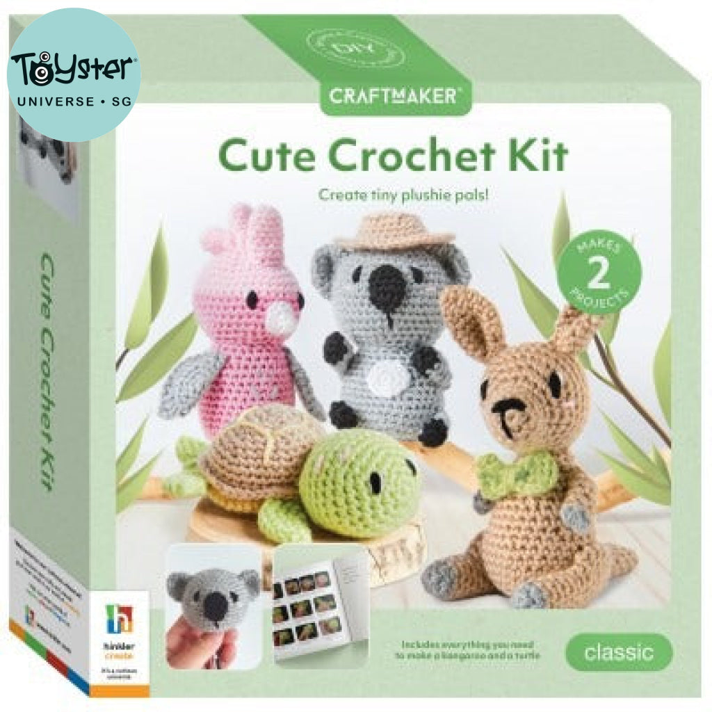 Hinkler Craft Maker Cute Crochet Kit CRAFT MAKER
