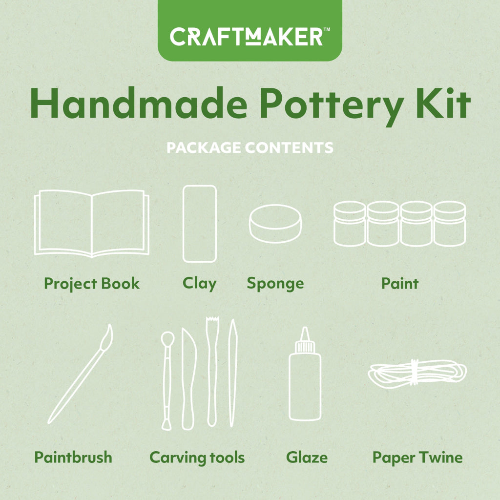 Hinkler Craft Maker Handmade Pottery Kit Deluxe Craft Maker