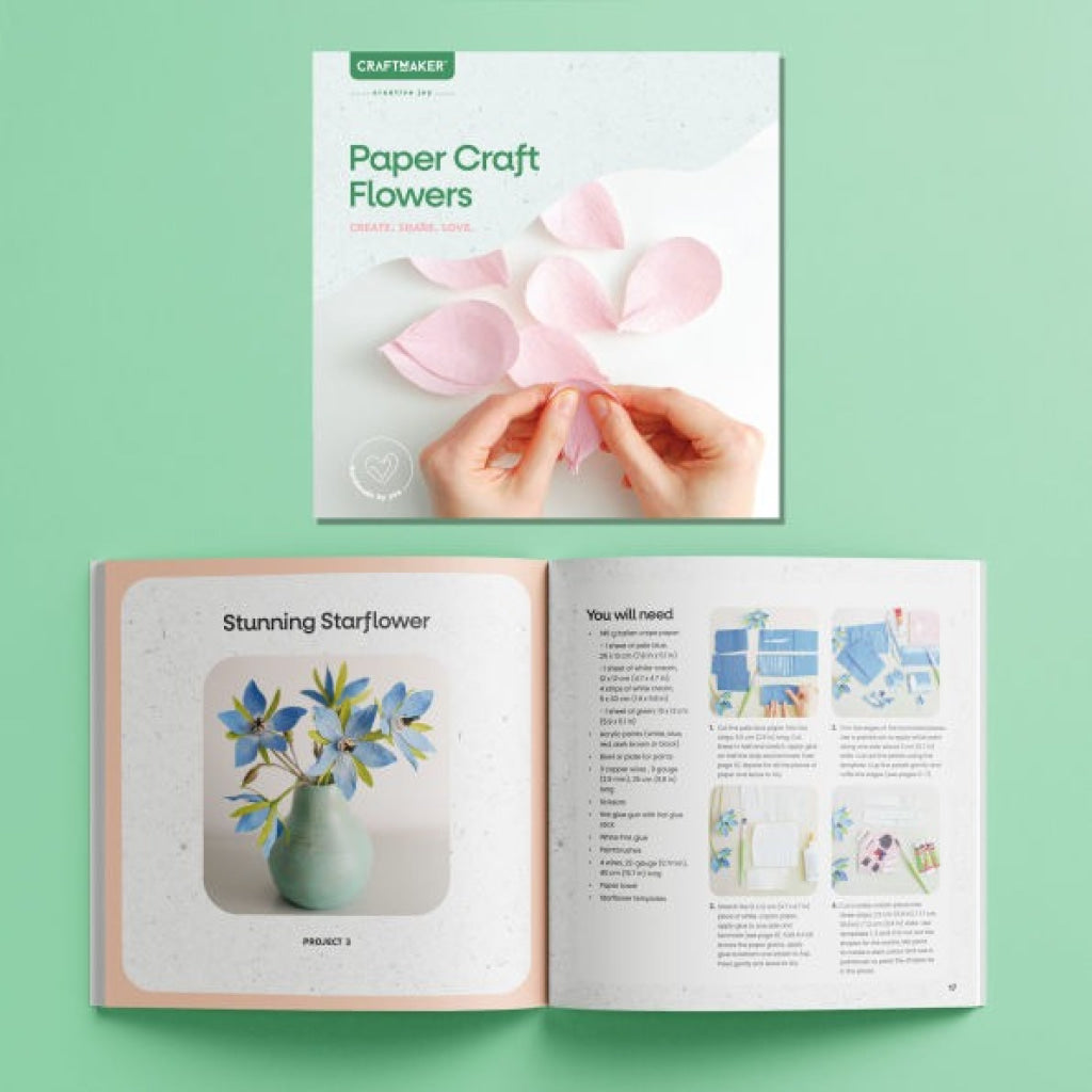 Hinkler Craft Maker Paper Flowers Kit CRAFT MAKER