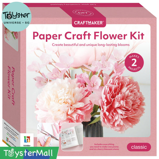 Hinkler Craft Maker Paper Flowers Kit Craft Maker