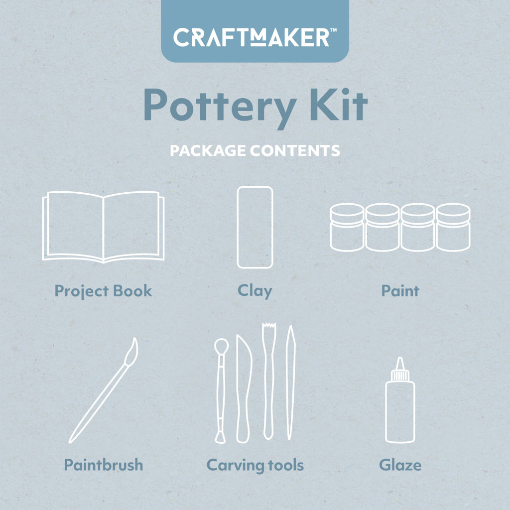 Hinkler Craft Maker Pottery Kit Craft Maker