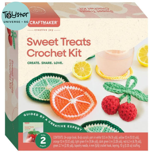 Hinkler Craft Maker Sweet Treats Crochet Kit CRAFT MAKER