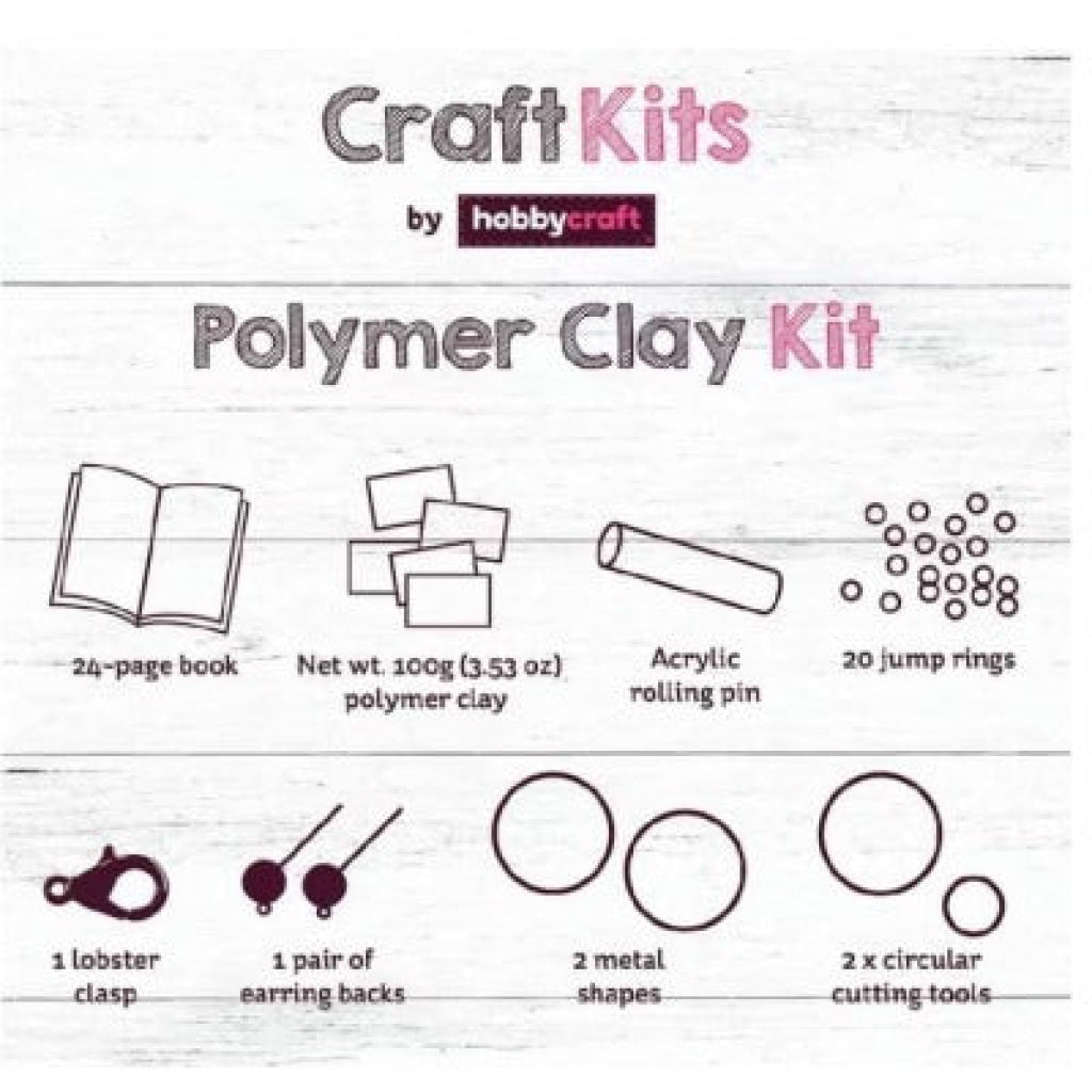Hinkler Hobbycraft Polymer Clay Kit - HOBBYCRAFT