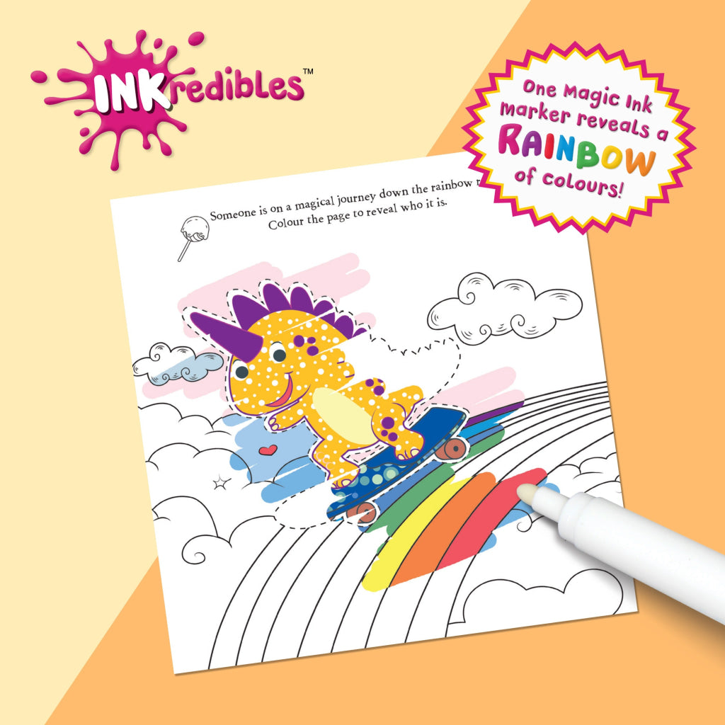 Hinkler Inkredibles: Invisible Ink Rainbow Rush Inkredibles