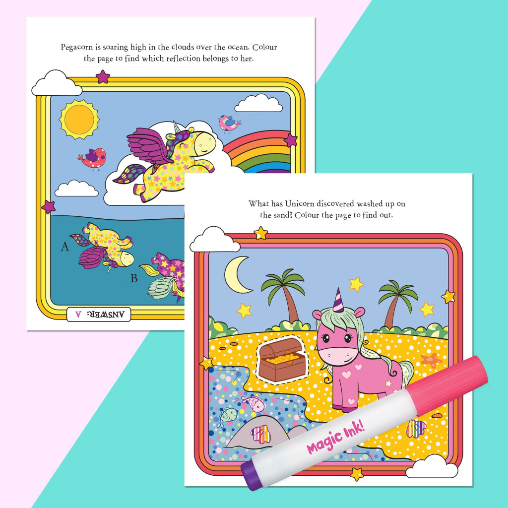 Hinkler Inkredibles: Magic Ink Pictures: Unicorns and Friends Inkredibles