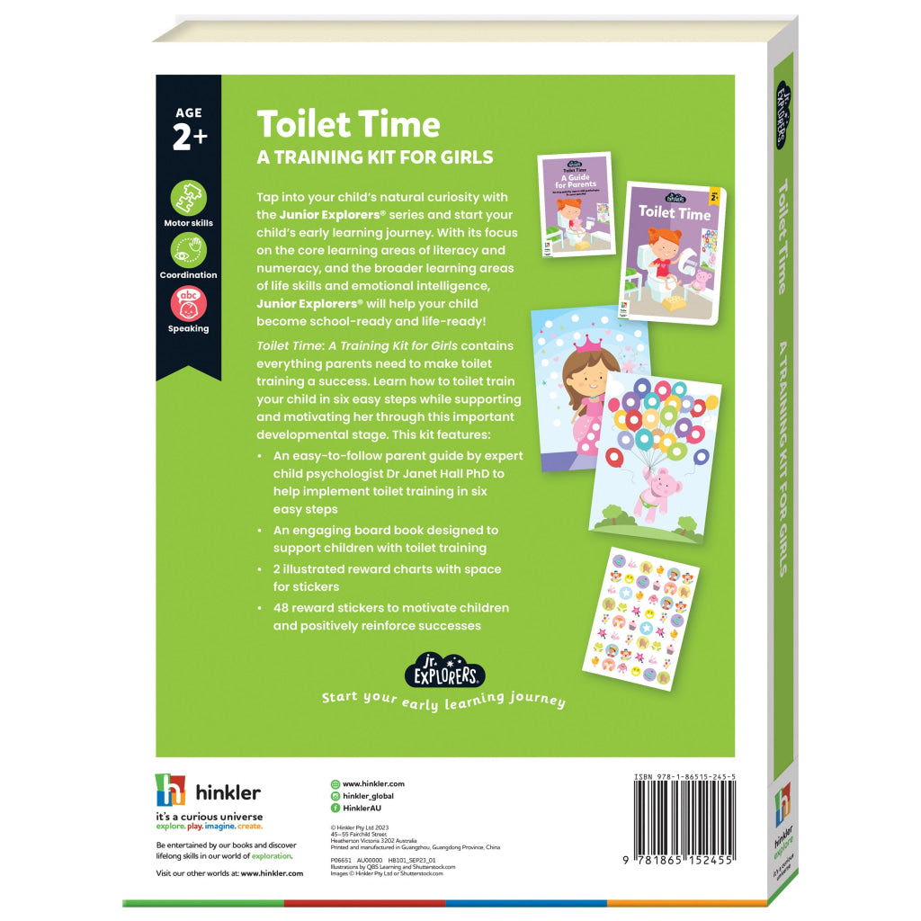 Hinkler Junior Explorers Toilet Time for Girls (2023 Ed) - HINKLER