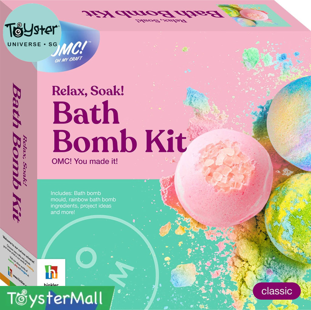 Hinkler Omc! Relax Soak! Bath Bomb Kit