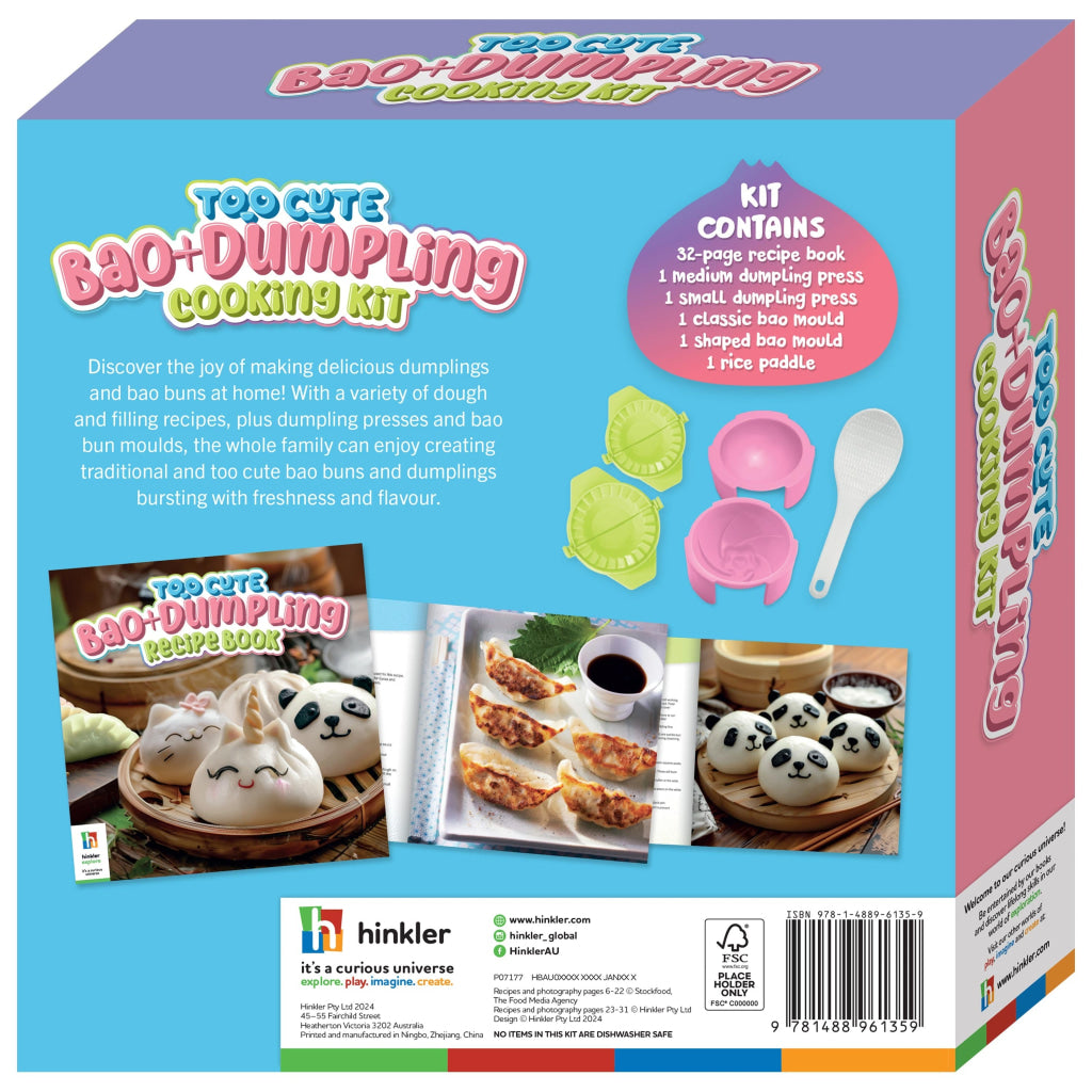 Hinkler Too Cute Bao & Dumplings Kit Craft Maker