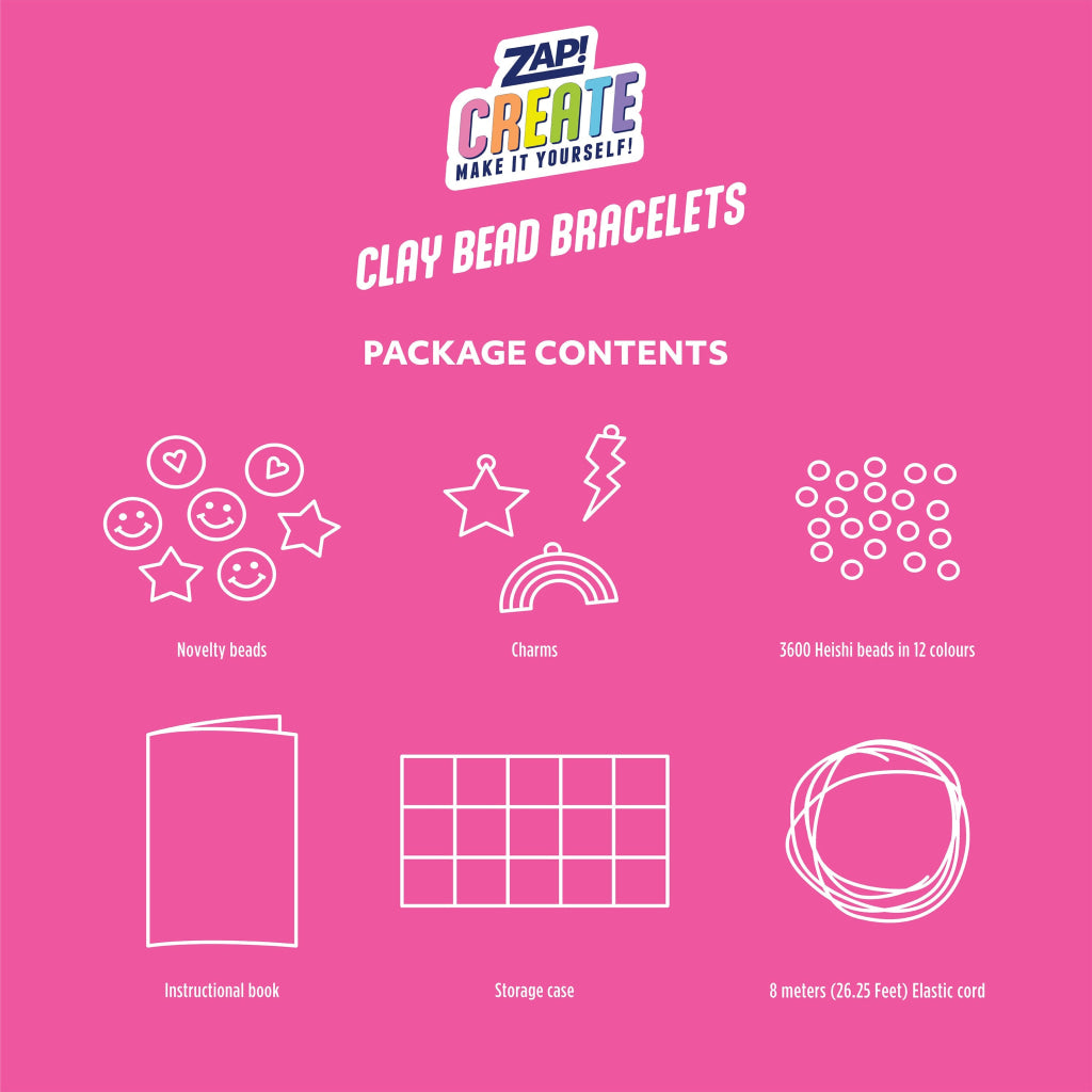 Hinkler Zap Craft Clay Bead Bracelet