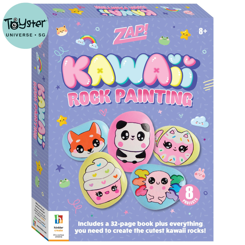 Hinkler Zap Kawaii Rock Painting Kit