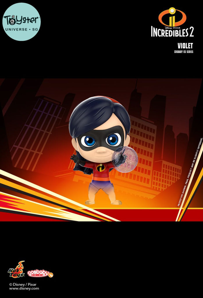 Hot Toys Cosbaby Incredibles2 Violet Collectible Set Disney Pixar