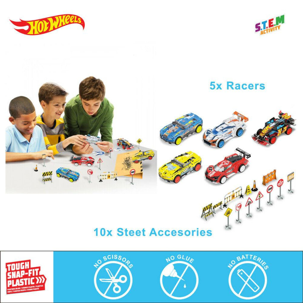 Hot Wheels Maker Kitz Build And Race Kit 5 Pack