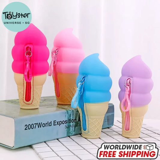 Ice Cream Candy Color Silicone Coin Purse