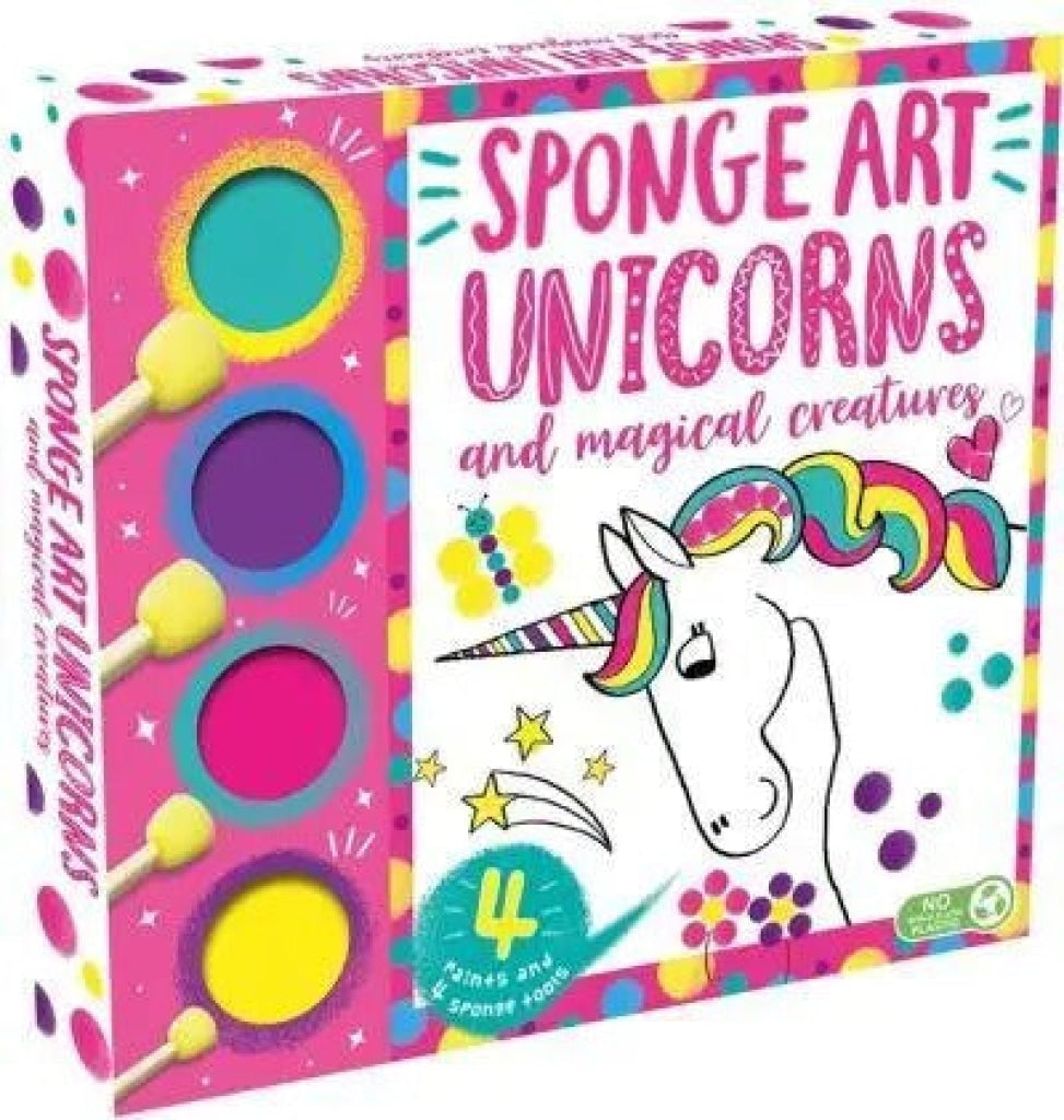 Igloo Books Sponge Art Unicorns and Magical Creatures - igloo books