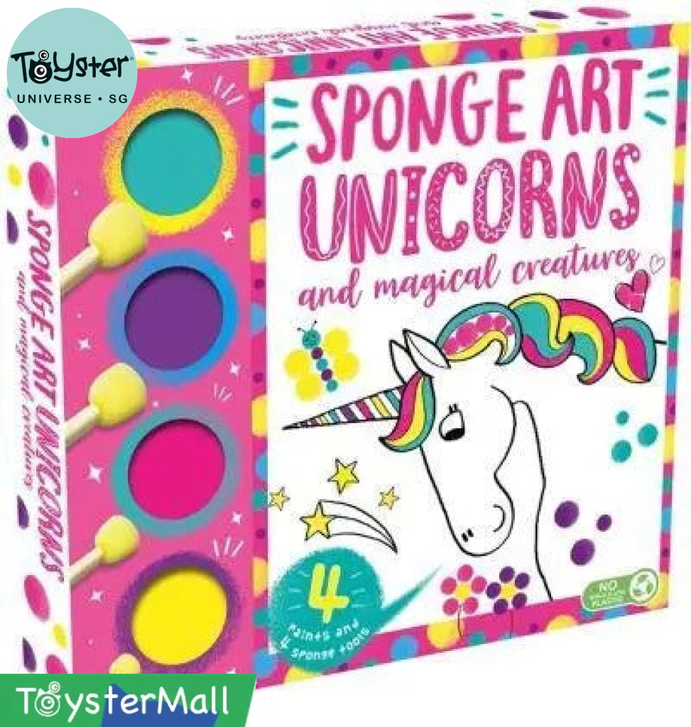 Igloo Books Sponge Art Unicorns and Magical Creatures - igloo books