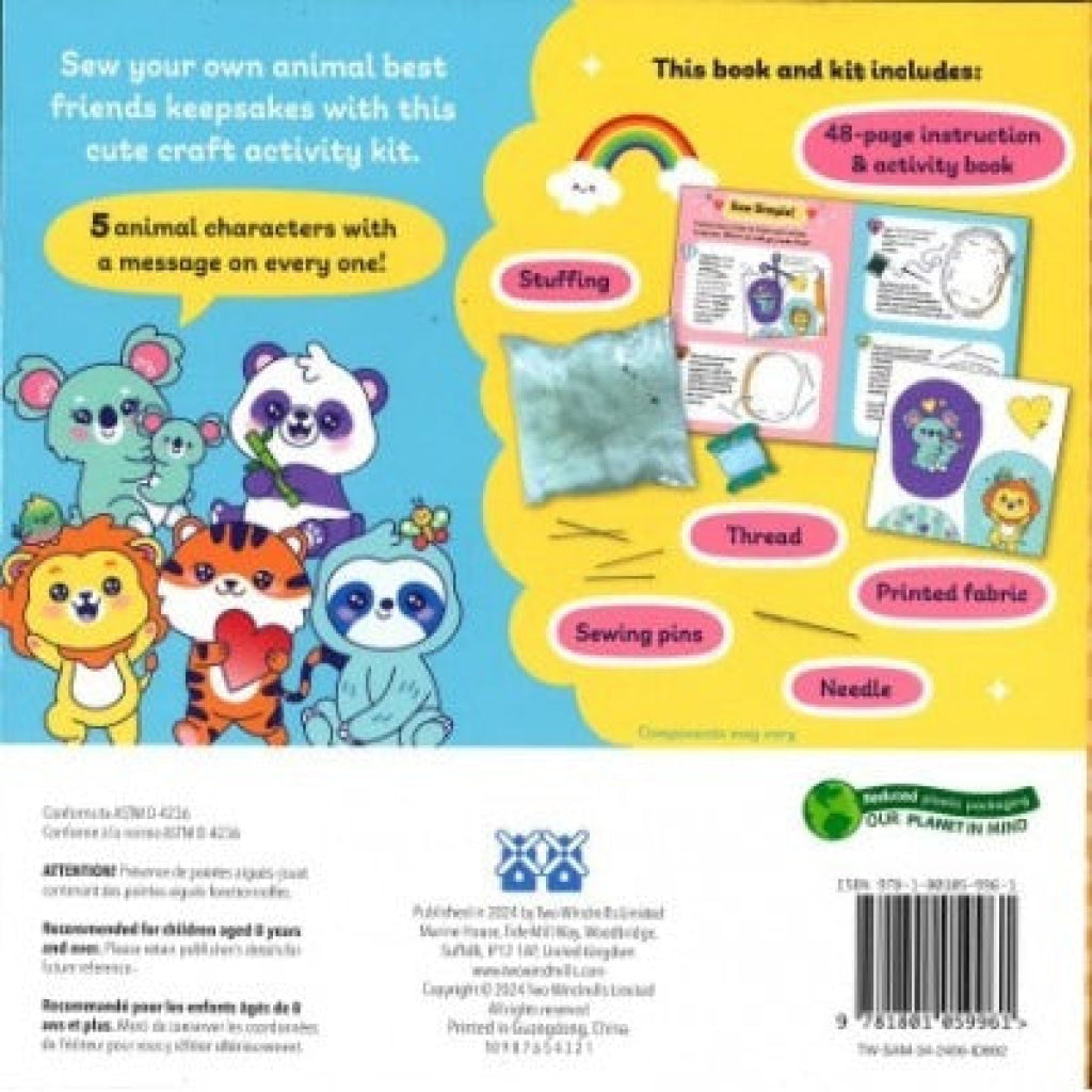 Imagine That - Best Friends Sewing Keepsakes Animals Soft Felt Play Books