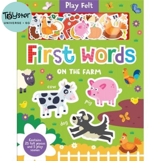 Imagine That - Play Felt First Words On The Farm Soft Books