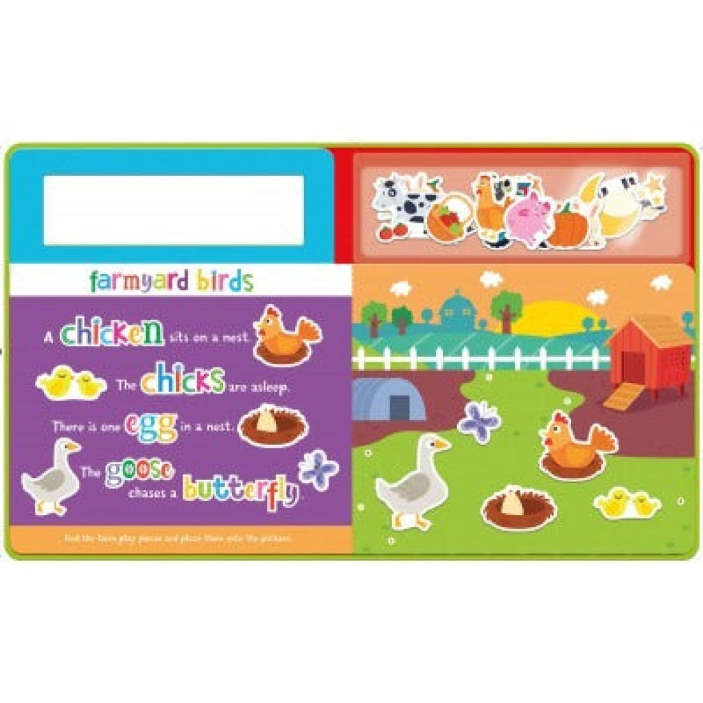 Imagine That - Play Felt First Words On The Farm Soft Books