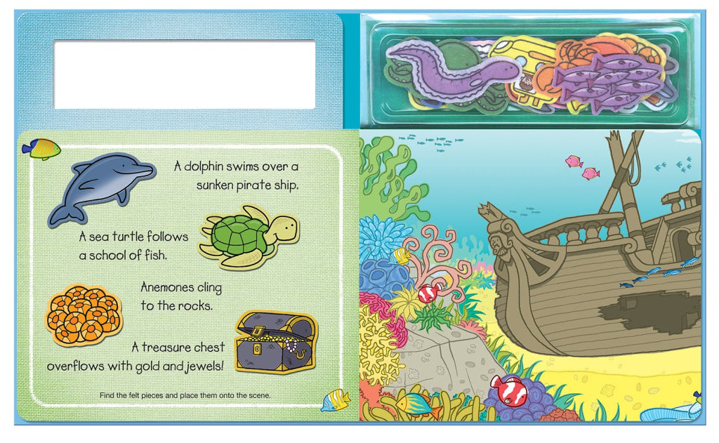 Imagine That - Play Felt Ocean Animals Soft Books