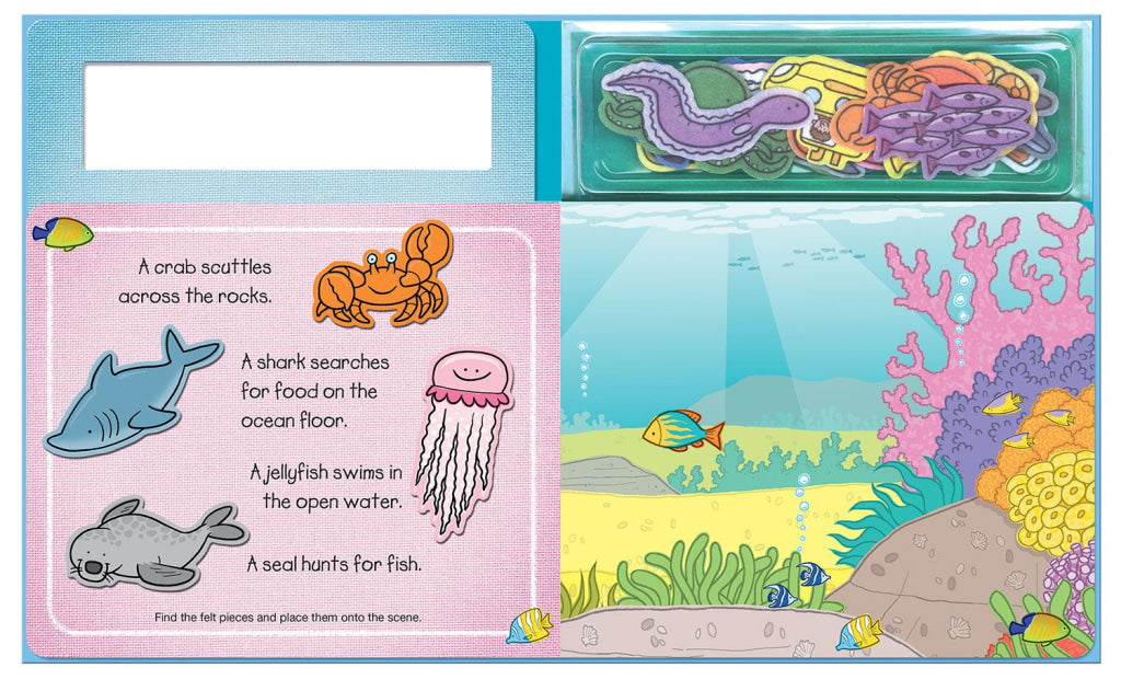 Imagine That - Play Felt Ocean Animals Soft Books