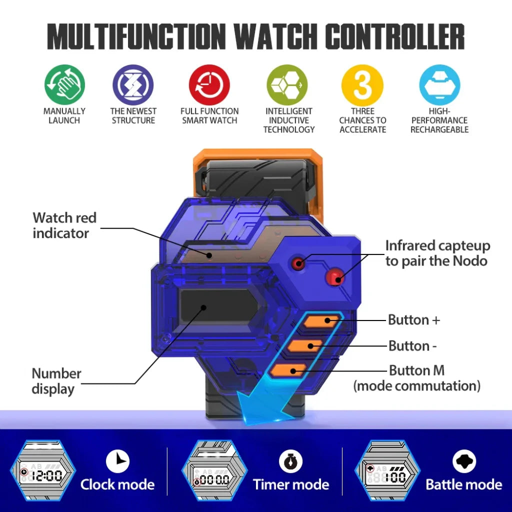 Infinity Nado 3 Electronic Thunder Stallion & Skyshatter Fiend Controller Infinity Nado