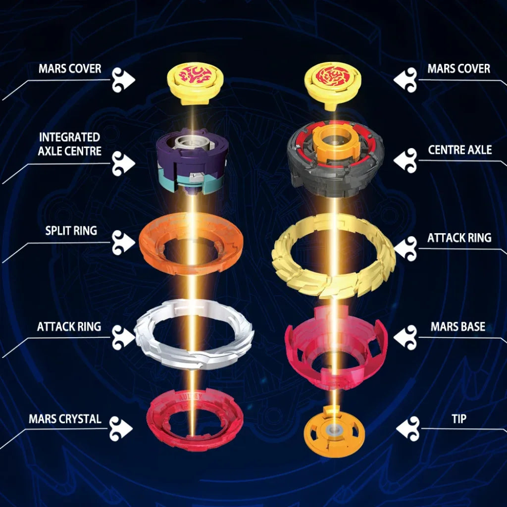 Infinity Nado 3 Original Crack Series-2 In1 Split Spinning Top Infinity Nado