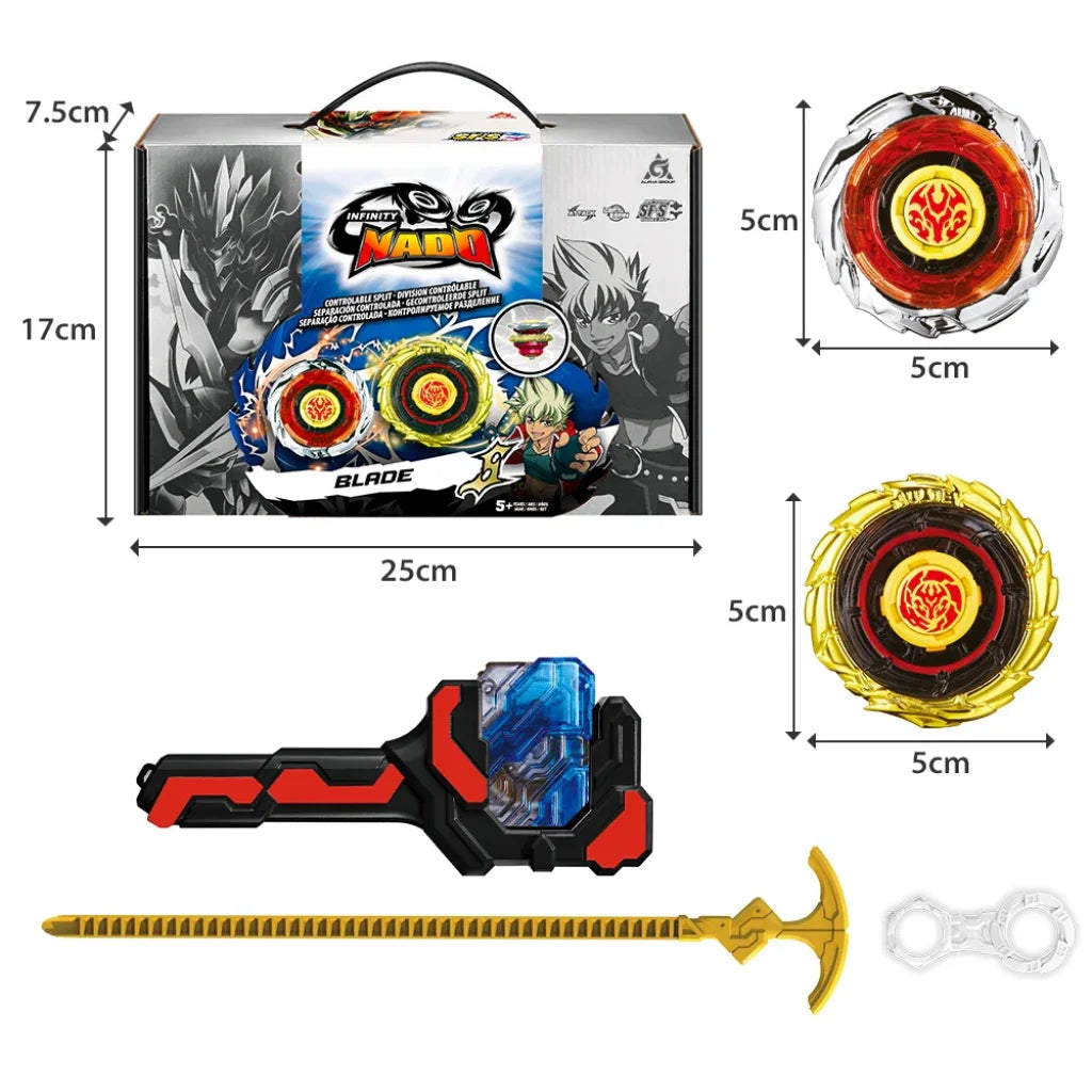 Infinity Nado 3 Original Crack Series-2 In1 Split Spinning Top Infinity Nado