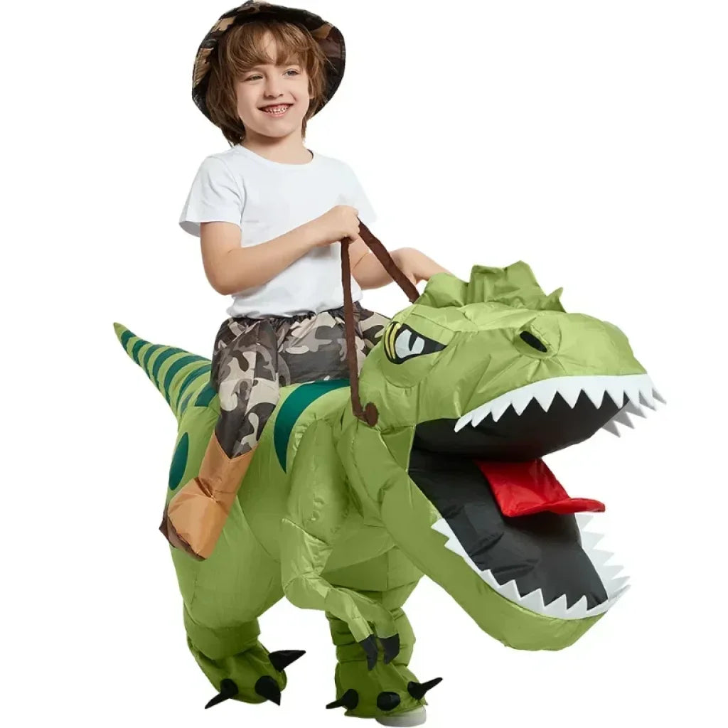 Inflatable Dinosaur Velociraptor Costume