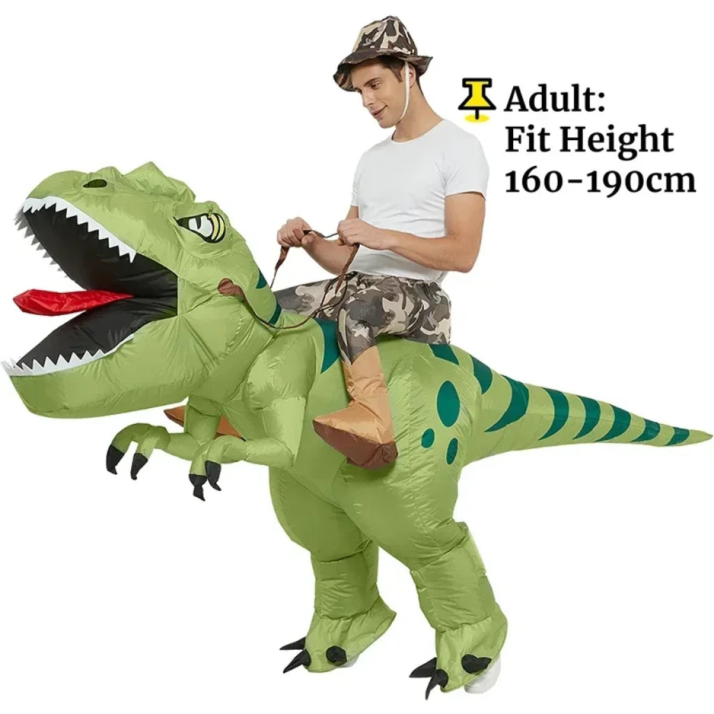Inflatable Dinosaur Velociraptor Costume - Fit Height 160-190cm / One Size