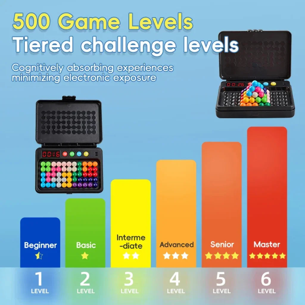 IQ Puzzle Smart Challenge Game With Timer 500 Levels - 500 Levels IQ Toy / China Mainland