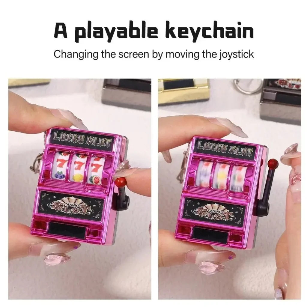 Jackpot Machine Keychain