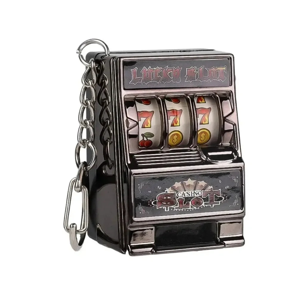 Jackpot Machine Keychain Black