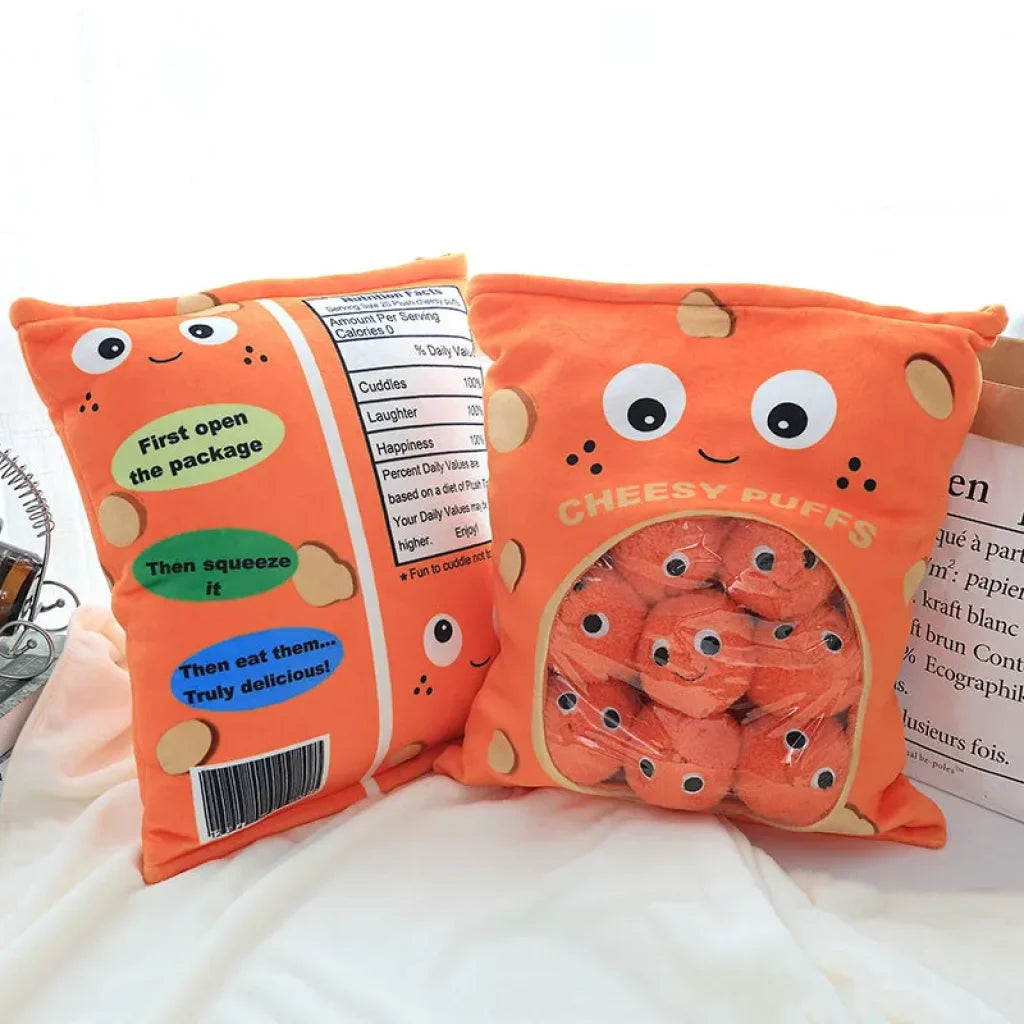 Japan Ramen Snack Throw Pillow In a Bag Stuffed - 9pcs-big / about 35-45cm
