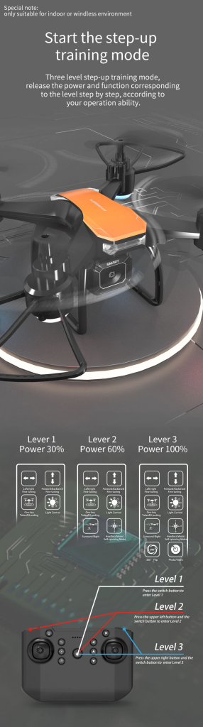 Jjrc H108 Diy Assembly Rc Drone - Orange