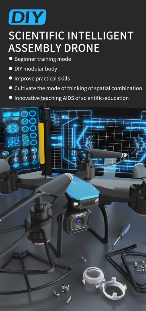 Jjrc H108 Diy Assembly Rc Drone - Orange